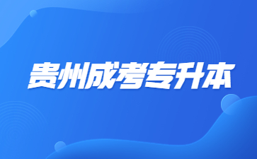 貴州成考專升本